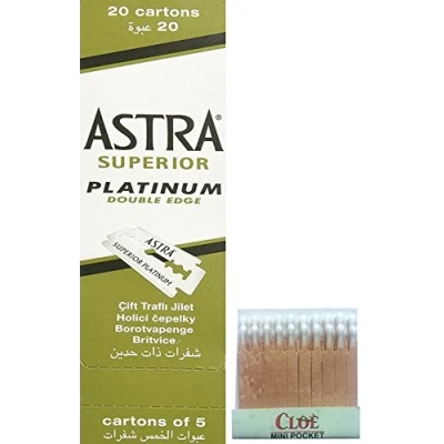 Obrázek 100 Astra Rasierklingen s Blutstillenden Tupfern