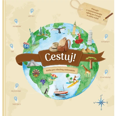 Obrázek Cestuj! kniha pro plánování výletů po Evropě a celém světě