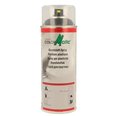 Obrázek ColorMatic 856600 Plastový sprej černý hedvábně matný 400 ml