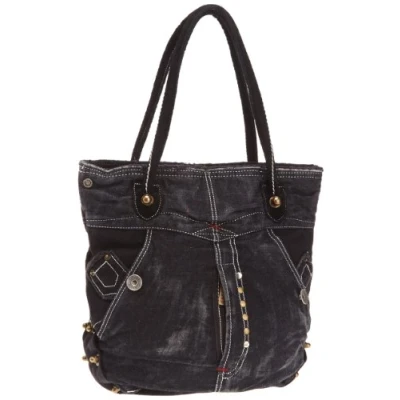 Obrázek Replay fw3340. 000.a 0195 A, dámská kabelka s uchy 41 x 38 17 cm (Š V H) Šedá