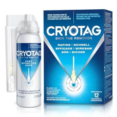 Obrázek Cryotag Skin Tag Remover Odstraňovač bradavic rychlý účinný bezpečný klinicky prokázaný, prostředek proti námraze pro ošetření bradavic, až 12 aplikací
