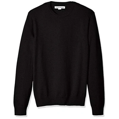Obrázek Amazon Essentials Herren Pullover mit Rundhalsausschnitt (in Übergrößen erhältlich), Schwarz, M