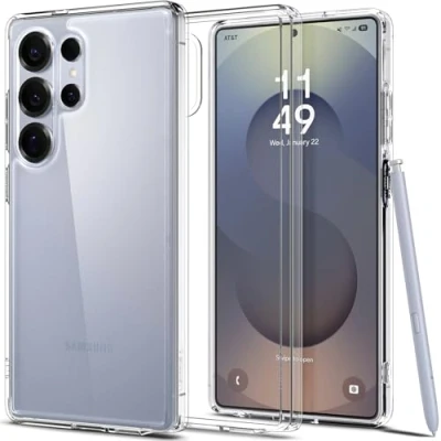 Obrázek Spigen Ultra hybridní pouzdro kompatibilní se Samsung Galaxy S25 Crystal Clear
