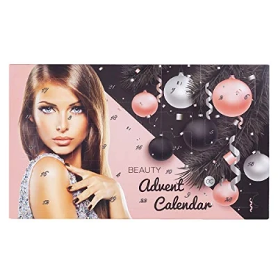 Obrázek Accentra Adventní kalendář kosmetika pro ženy a dospívající dívky, sada líčidel s 24 produkty make up, skvělé barvy perfektní styling v adventu
