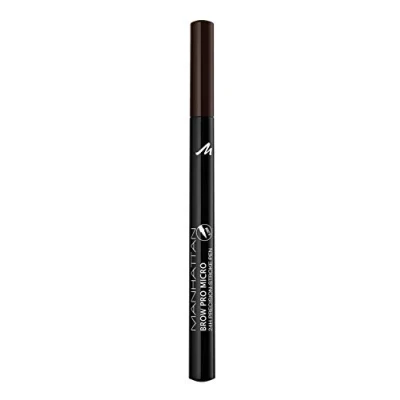 Obrázek Manhattan Brow pro Micro Pen tužka na obočí, v barvě 003 Dark Brown, tekutý obočí s ultra přesnou špičkou 0,2 mm, přirozený vzhled