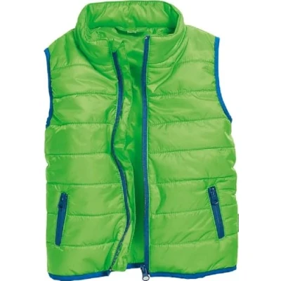 Obrázek Playshoes Unisex dětská prošívaná vesta outdoorová bunda, Zelená