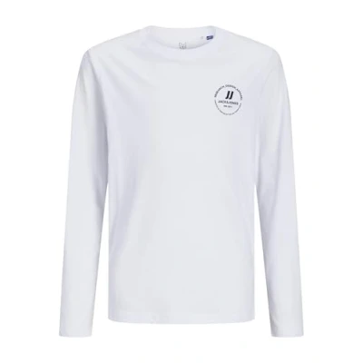 Obrázek Jack &amp; Jones Junior Eswift TEE NOOS Top s dlouhým rukávem pro děti, Velikost: 140, White