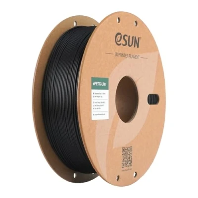 Obrázek eSUN PETG Filament 1,75 mm, vysoká tuhost Filament, 1kg cívka (2,2 LBS) struna pro 3D tiskárny, černá