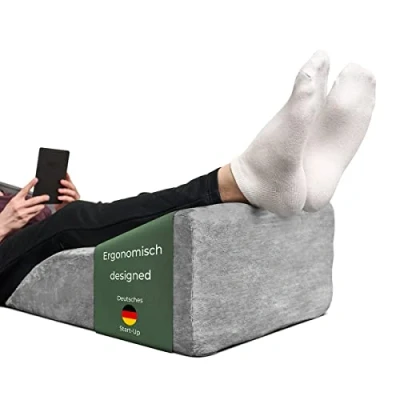 Obrázek Ergonomický žilní polštář k nohám natáhnout podložku na nohy klínový opěrný pro a kolena ideální jako lymfatický klín
