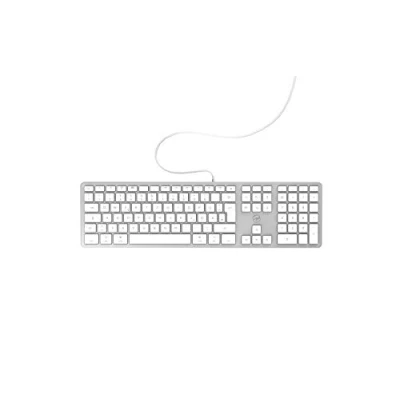 Obrázek Mobility Lab ML311142 wired klávesnice s německým rozložení QWERTZ pro Mac bílá/stříbrná