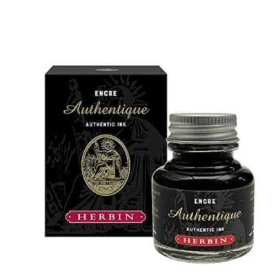 Obrázek J.Herbin 13991T inkoust na dokumenty (flakon 30 ml, ideální pro kaligrafii) černý, autentický