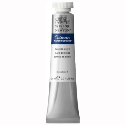 Obrázek Winsor &amp; Newton 0308150 Cotman akvarelová barva s vynikající průhledností, barevnou silou a zpracovatelskými vlastnostmi, vodní 21 ml tuba čínská bílá