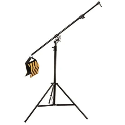 Obrázek Bresser F001608 Fotostudio Galgenstativ s ramenem BR BLS210 se systémem vzduchového odpružení, černým práškovým nástřikem a adaptérem Spigot pro použití příslušenství fotoateliéru
