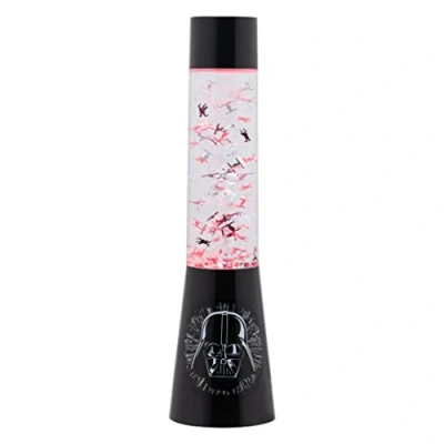 Obrázek Star Wars Darth Vadera třpytivá lampa s plovoucí kosmickou lodí oficiálně licencovaná zboží Disney, noční světlo do ložnice, dekorace herního prostoru