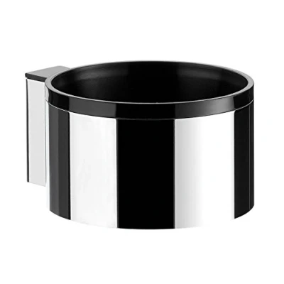 Obrázek Emco 355900100 system 2 Držák pro vysoušeč vlasů, upevnění na stěnu, barva chrom, průměr 69 mm, kulatý tvar