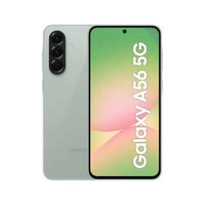 Obrázek Samsung Galaxy A56 5G AI Smartphone bez smlouvy, mobilní telefon Simlock s Android, 8 GB RAM, paměť 256 GB, 50MP kamera, Awesome olivová, záruka výrobce 2,5 let [exkluzivně na Amazon]