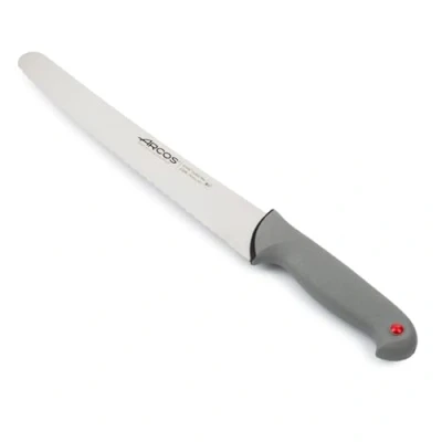 Obrázek Arcos Serie Colour Proof Gebäckmesser Kuchenmesser Klinge Nitrum Edelstahl 250 mm HandGriff Polypropylen Von Elastomer bedeckt Farbe Schwarz