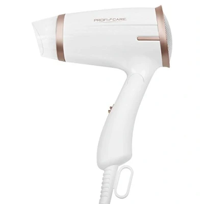 Obrázek ProfiCare® skládací vysoušeč vlasů Hair Dryer 1400 W šetří místo se rukojetí kompaktní airstyler 2 stupně studený stupeň pro Style Fix ochrana proti přehřátí PC HT 3009