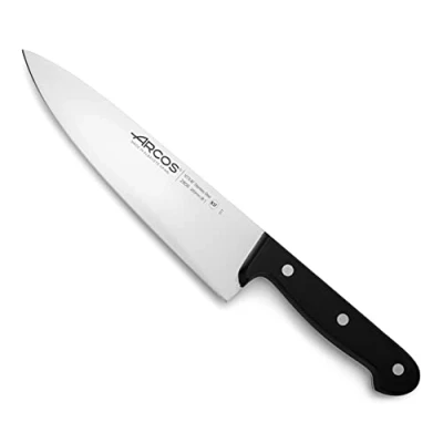 Obrázek Arcos Serie Universal Kochmesser Klinge Nitrum Edelstahl 200 mm mit Alveolen HandGriff Polyoxymethylen (POM) Farbe Schwarz