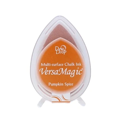 Obrázek Tsukineko Twin Marker Filzstifte 2 mm Orange, Pumpkin Spice Embossing Fineliner Malstifte Twinmarker auf Wasserbasis Brush Pen für Stempeln, Kalligraphie und Mischtechnik, Plastik, 3,3 x 5 cm