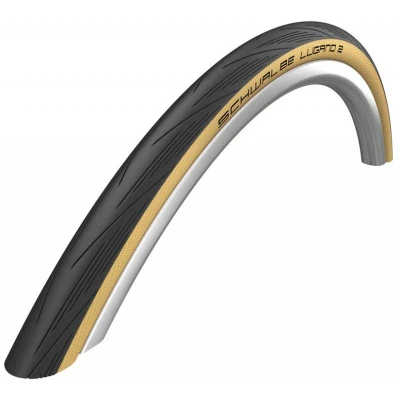 Obrázek Schwalbe Lugano II 700x25c (25 622) HS471 drát černo béžová Plášť