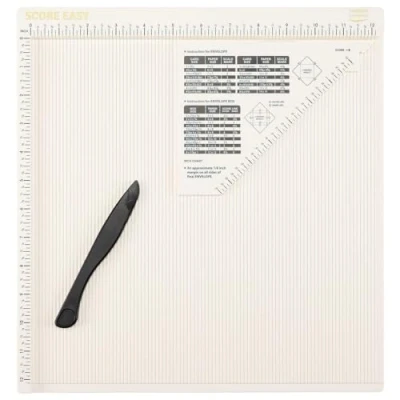 Obrázek Vaessen Creative Score Easy Mehrzweck Falzbrett Inch, 12 x 12, Weiß