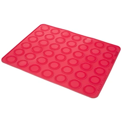 Obrázek LURCH 83020 Flexi tvar Silikon Back rohož macaron, Ruby, 38 x 30 2 cm
