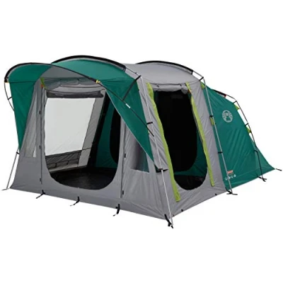 Obrázek Coleman stan Oak Canyon 4, tunelový pro 4 osoby s noční černou spací kabinou, rodinný osoby, vodotěsný WS 500 mm