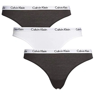 Obrázek Calvin Klein Underwear Bikini 3 PACK Kalhotky, Ženy, Velikost: XL, Black/white