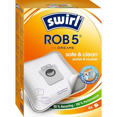 Obrázek Swirl ROB 5 EcoPor sáčky do vysavače pro různé modely vysavačových robotů firmy Dreame, 4