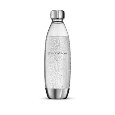 Obrázek SodaStream Fuse PET láhev náhradní pro výrobník vody s mechanismem na jedno kliknutí, 1 l, prvky z ušlechtilé oceli