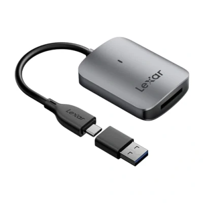 Obrázek Lexar RW515 CFexpress typ A čtečka karet, až 900 MB/s, USB 3.2 Gen 2 paměťových karet pro CFe kartu, CF včetně C kabelu / adaptéru na (LRW515U RNHNG)