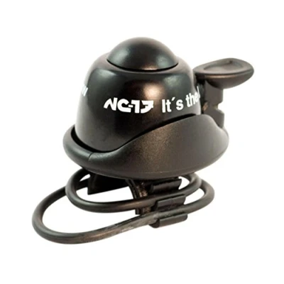Obrázek NC 17 Unisex zvonek na kolo Safety Bell / klakson kolo, černý, jednotná velikost