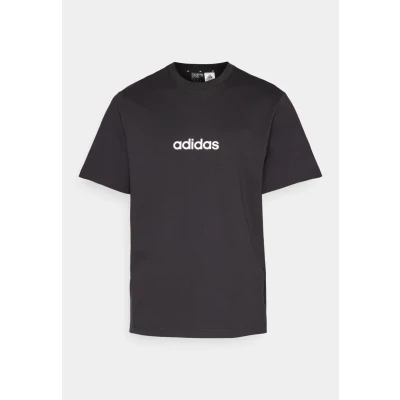 Obrázek adidas Sportswear Essentials Linear Single Triko s potiskem, Muži, Velikost: XS, Black white