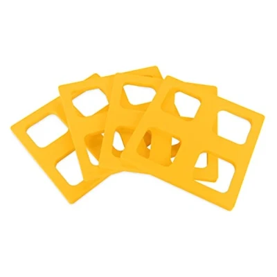 Obrázek Camco 44500 Nivellierblockkappe, bietet stabilere und sicherere Oberfläche für Wagenheber oder Stabilisatoren, 2 Blöcke zusammen, 4er Pack