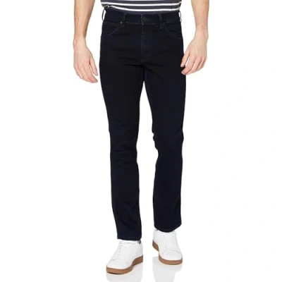 Obrázek Wrangler Pánské džíny Greensboro, Regular Fit, Straight Leg, Black Back