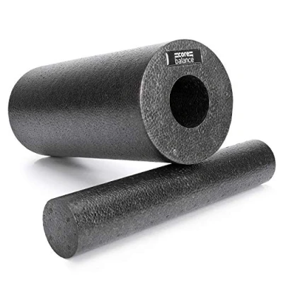 Obrázek Core Balance 2 in 1 Faszienrolle mit herausnehmbarem Kern Massiert das Tiefengewebe &amp; lindert Rückenschmerzen Fitness Yoga für zu Hause teilig, 33 x 15 cm 6