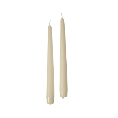 Obrázek Cereria di Giorgio Risthò Konische Kerzen für Kerzenständer, Paraffinwachs, Elfenbein, 2.2 cm, 10
