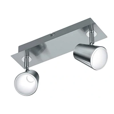 Obrázek Trio Leuchten LED stropní svítidlo Narcos 873170207, kov nikl matný / chrom, 2 x 4 W, 16. 0 28. 5 9. cm