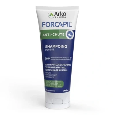 Obrázek ARKOPHARMA FORCAPIL® Haarshampoo gegen Haarausfall Devitalisiertes Haar Vitalität Haarregeneration Schnelle Ergebnisse in 15 Tagen 200 ml