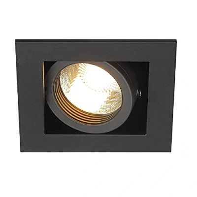 Obrázek SLV KADUX 1 vestavné svítidlo, vnitřní osvětlení, stropní LED bodová světla, svítidlo dvouplamenné, GU10, obdélníkové, bílé, max. 50 W, vč. klipových pružin