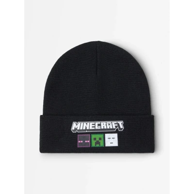 Obrázek Lindex Minecraft Čepice pro děti, Velikost: 50 54, Black