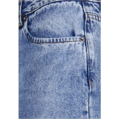 Obrázek Urban Classics Waist WIDE Džíny Relaxed Fit, Ženy, Velikost: XS, Tinted lightblue washed