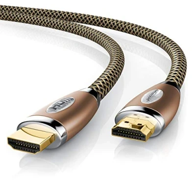 Obrázek CSL 3m prémiový HDMI kabel 2. 1 UHD II 8K High Speed with Ethernet 0 1. 4a Ultra HD 4320p 3násobně stíněný 3D ARC CEC měděný design