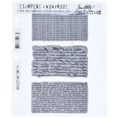 Obrázek Stampers Anonymous CMS 111 Tim Holtz Stempel Set, Reflections