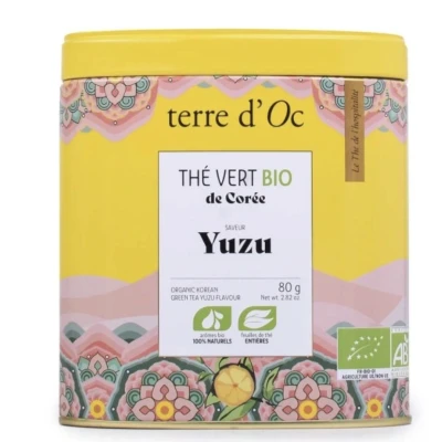 Obrázek Korejský zelený čaj s YUZU v plechovce