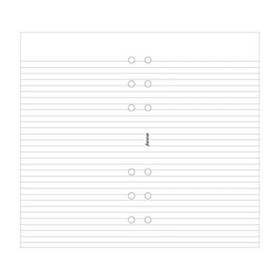 Obrázek Filofax 133047 Personal poznámkový papír, linkovaný, 100 listů, bílý