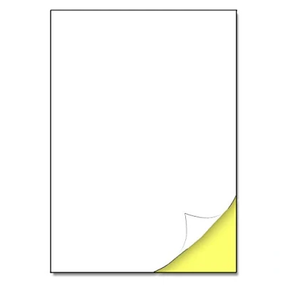 Obrázek 25 listů samolepka papír k potisku A4, etikety samolepicí potištěná nálepka 297 x 210 mm