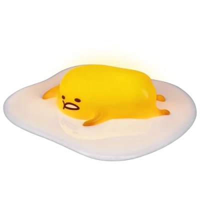 Obrázek Gudetama Icon Light oficiálně licencovaná sanrio flexibilní guma 3D lampa Lazy Egg Noční světlo pro chlapce a dívky Anime Cartoon Dekorace prostoru, žlutá