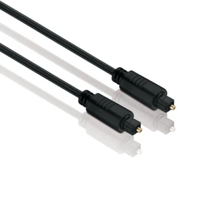 Obrázek HDSupply TC020 015 Toslink S/PDIF audio kabel, optický LWL, konektor konektoru, Ø 5,0 mm, 1,50 m, černý